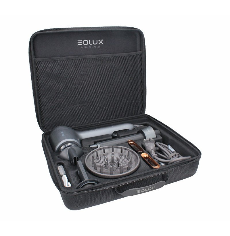 EOLUX SECADOR IÓNICO BRUSHLESS NEGRO PROFESIONAL SET (EX04BLK PLUS)