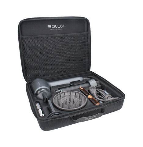 EOLUX SECADOR IÓNICO BRUSHLESS NEGRO PROFESIONAL SET (EX04BLK PLUS)